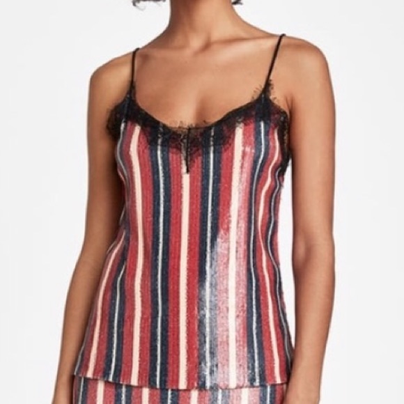 Zara Tops - New Zara Sequin Striped Cami/Tank Size Medium
